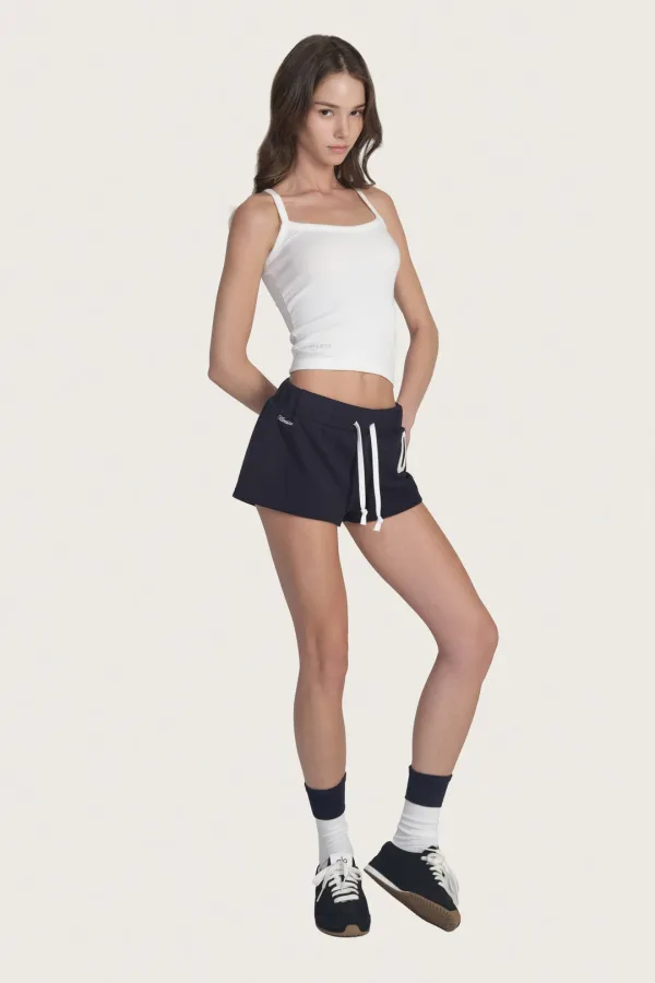Basic fit layer sleeveless top, White