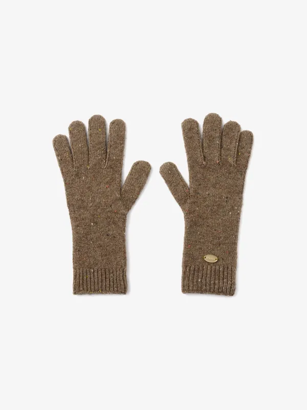 BONNIE bokachi wool knit gloves_brown