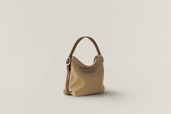 SAC CANOT TOILE SMALL BEIGE