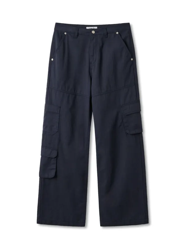 WASHED CARGO PANTS (NAVY)