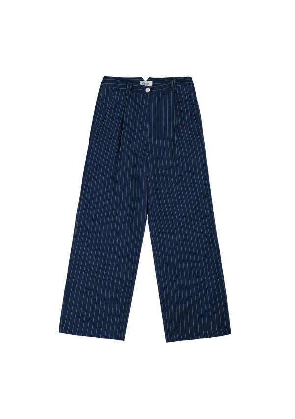Mused Naval Pants - Blue Stripe