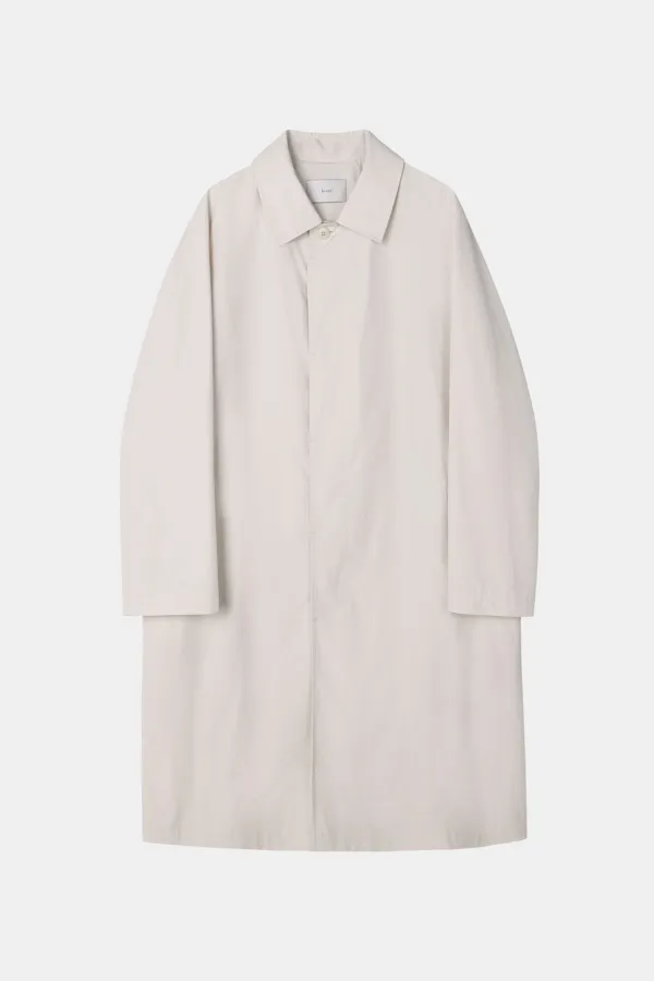 [2nd] Feather Trench Coat in Light Beige