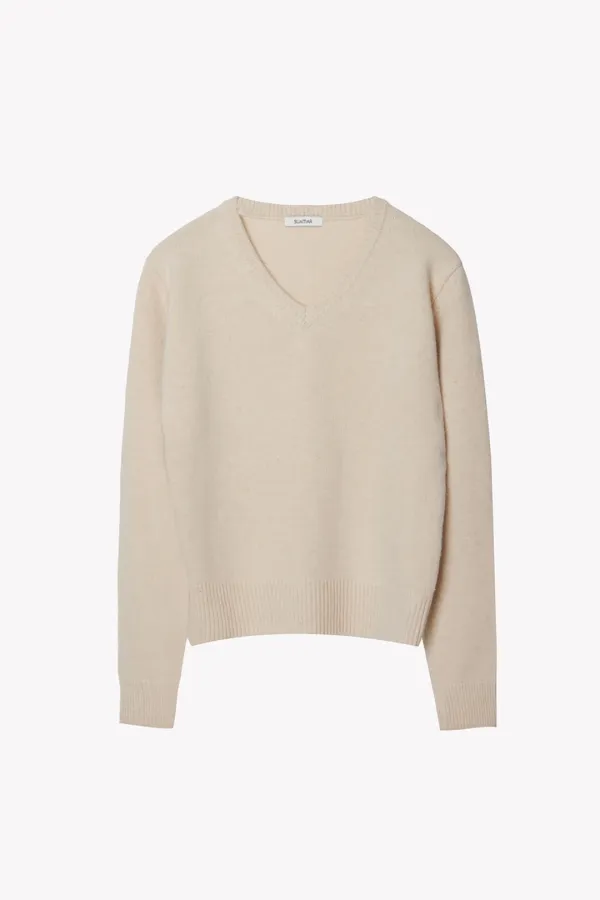 Rodin V neck Knit (Ecru)