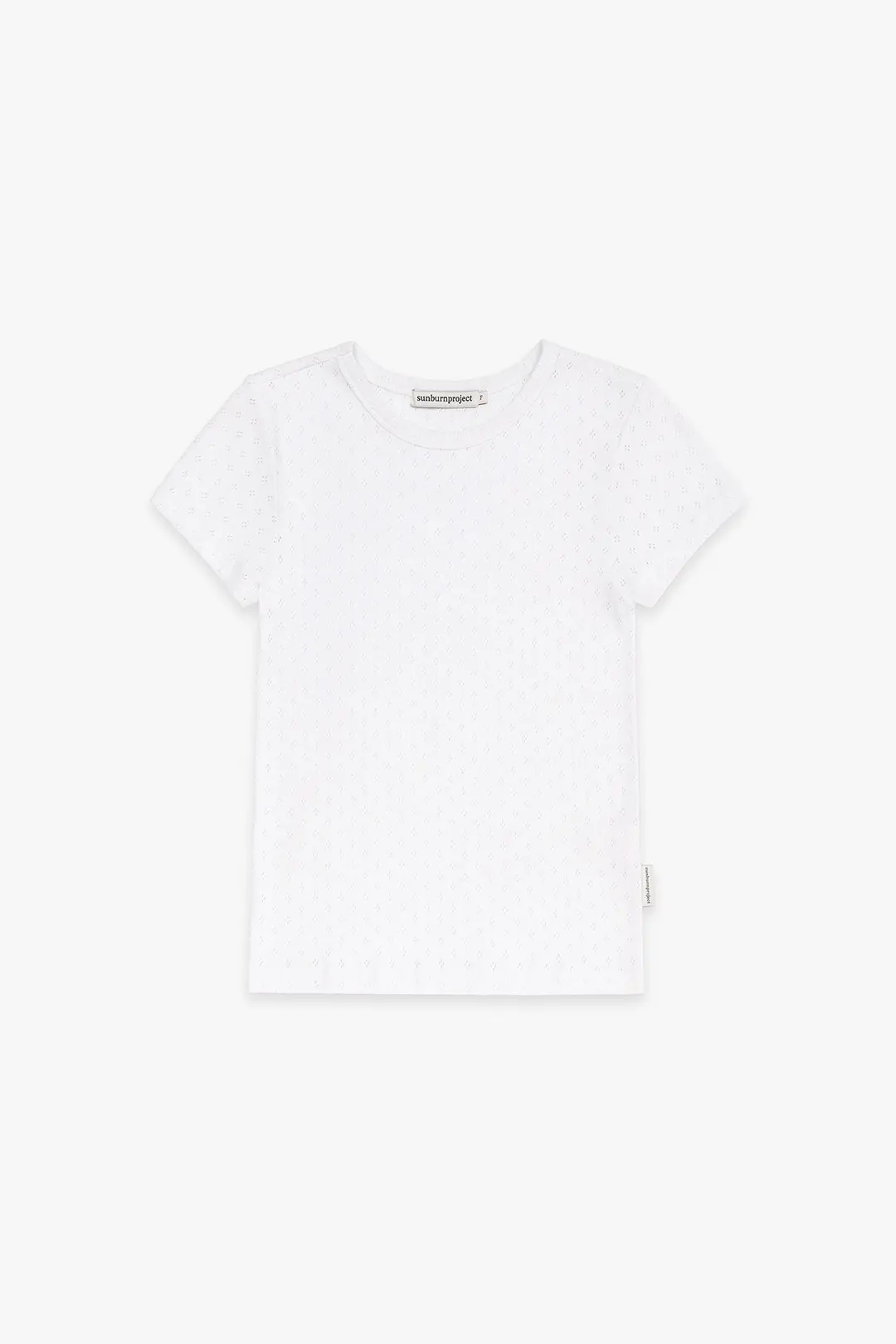 썬번프로젝트 SUNBURN BASIC T-SHIRT, WHITE PUNCHING 상품 이미지 2