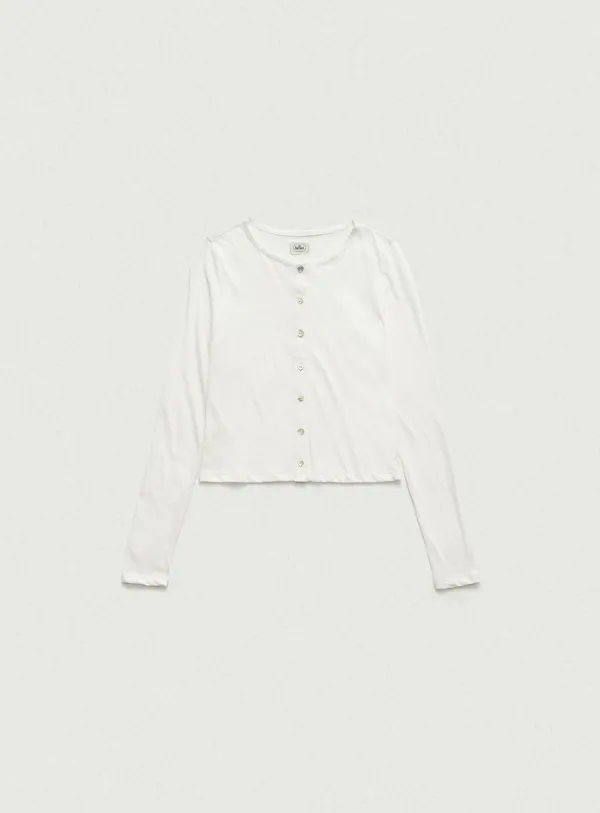 Roen Sheer Cardigan_White [7월 말 순차 배송]