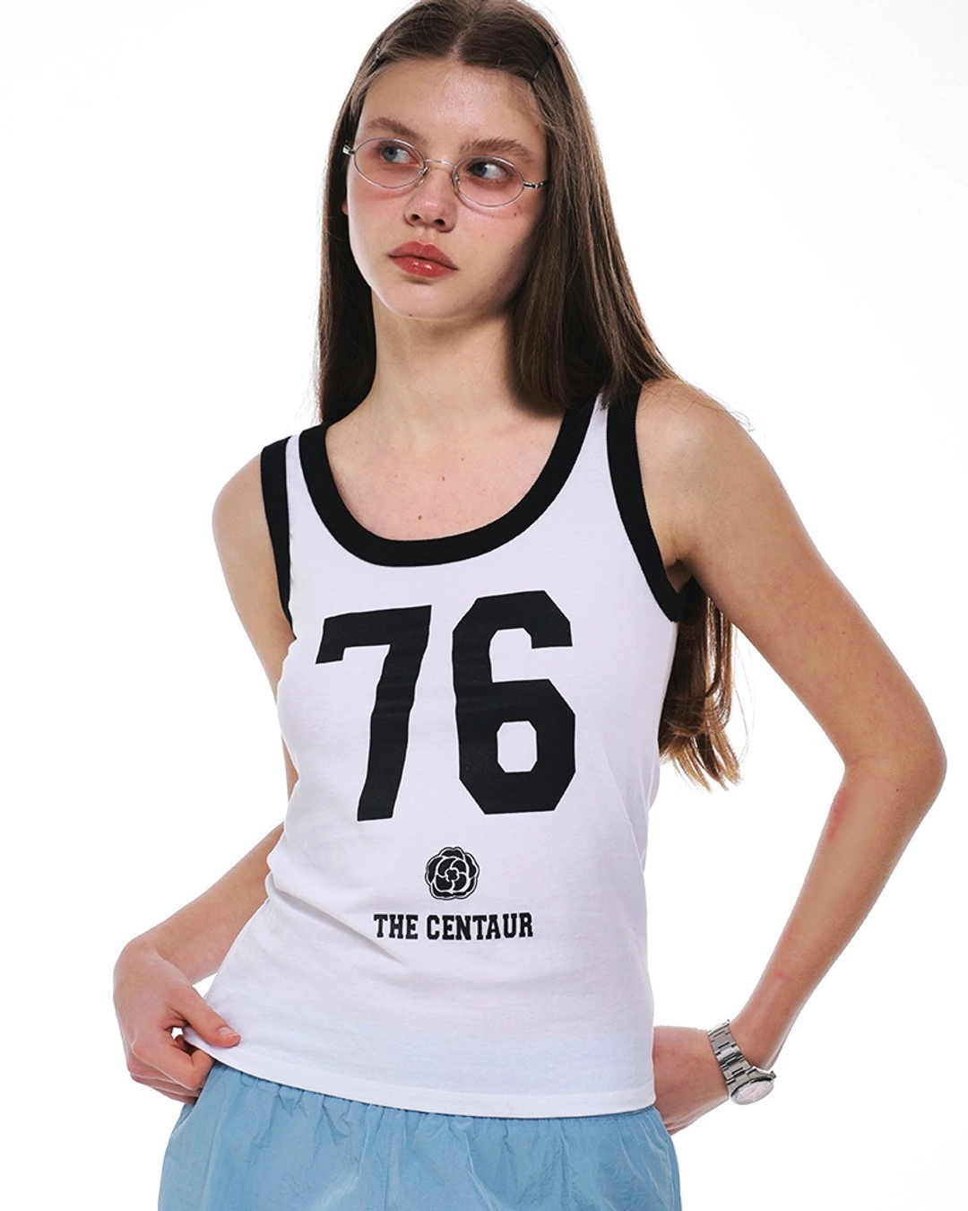 센토르 CENTAUR 76 SLEEVELESS_WHITE 상품 이미지 1