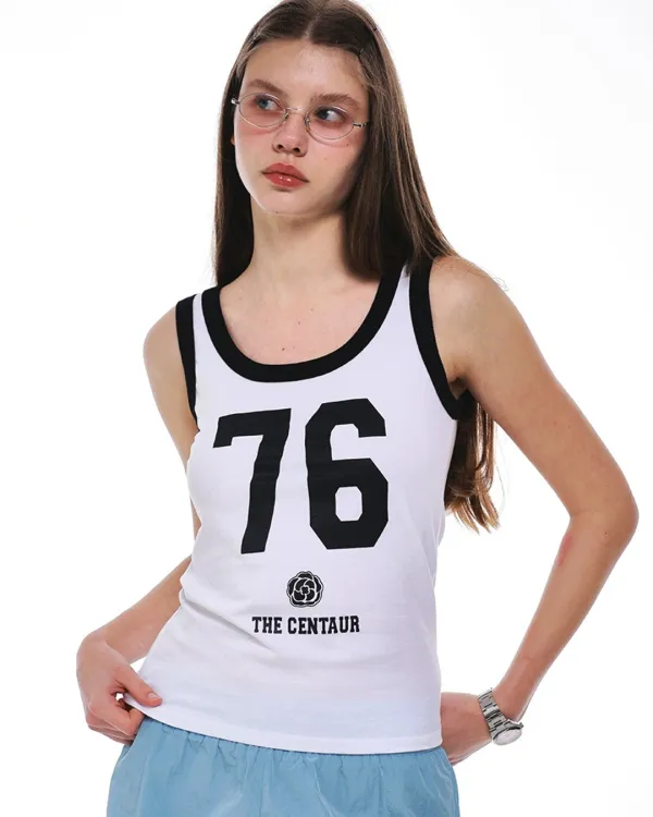 CENTAUR 76 SLEEVELESS_WHITE