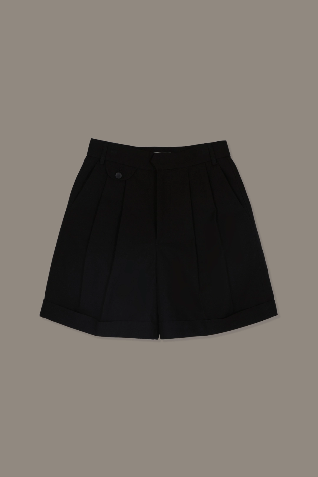 세이지먼트 ROLL UP LINEN SHORT PANTS(BLACK) 상품 이미지 3