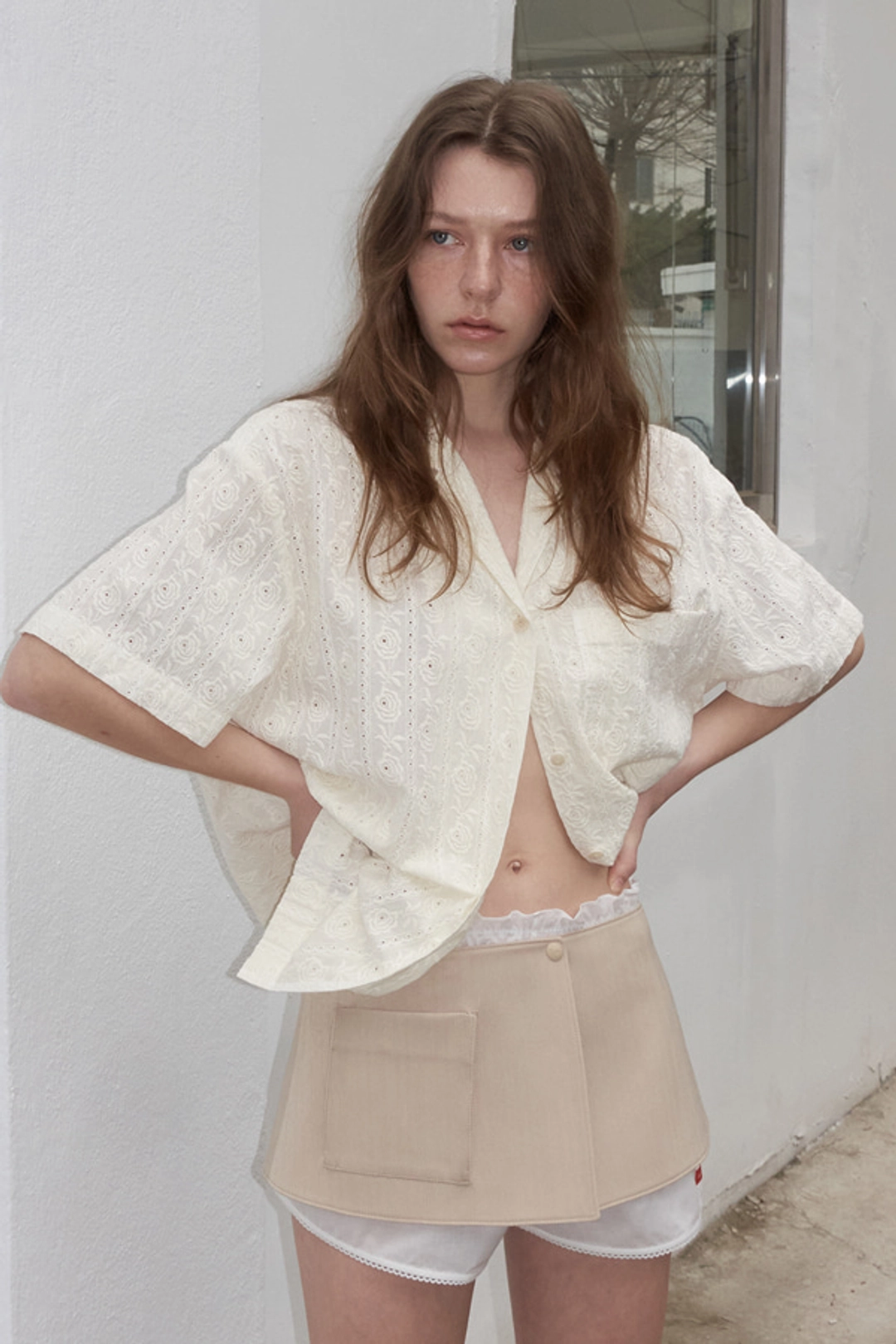 오버듀플레어 VINTAGE LACE SHIRT 상품 이미지 2