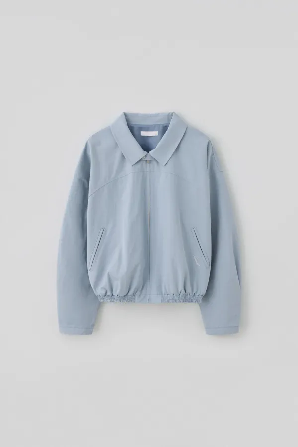 (2nd re-stock) T/T Cove zip blouson (soft blue)