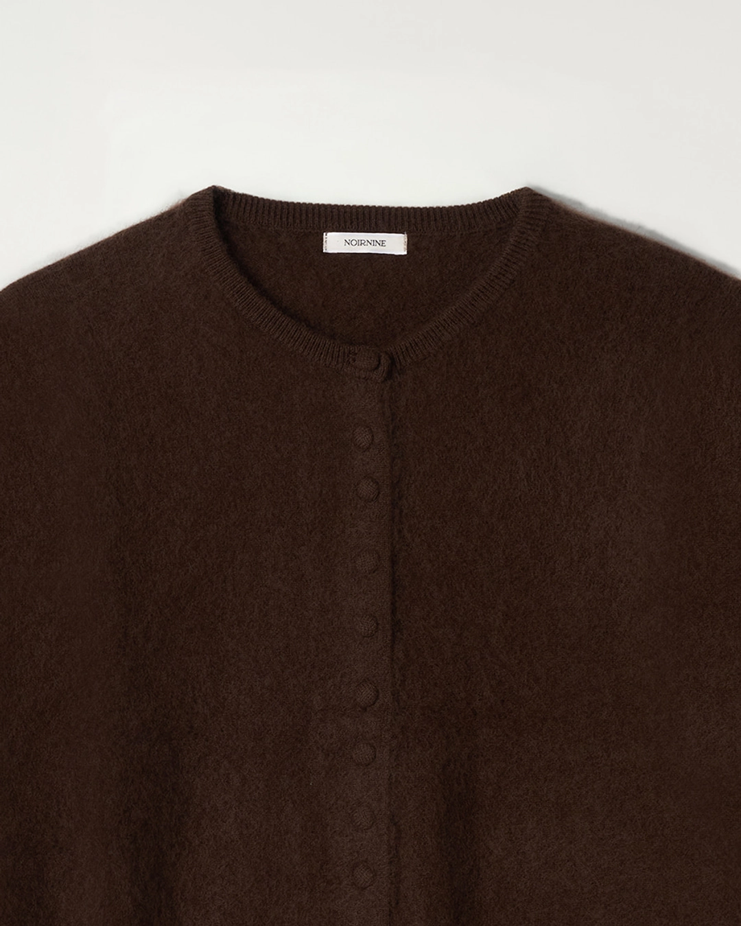 누아르나인 [9/17 순차배송] Hairy Wool Cardigan [BROWN] 상품 이미지 2