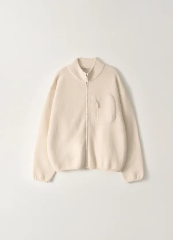 Dicky zip-up jumper (Ivory)