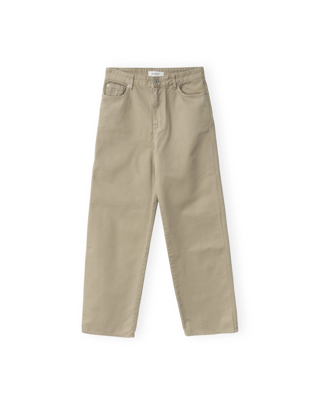 브라운야드 W Straight Denim, Light Brown 상품 이미지 1