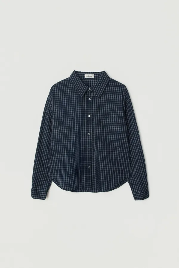 CHESTNUT CHECK SHIRT_NAVY