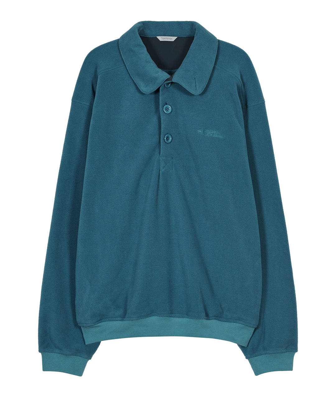타입서비스 [3차] Buttoned Fleece Top [Blue] 상품 이미지 3