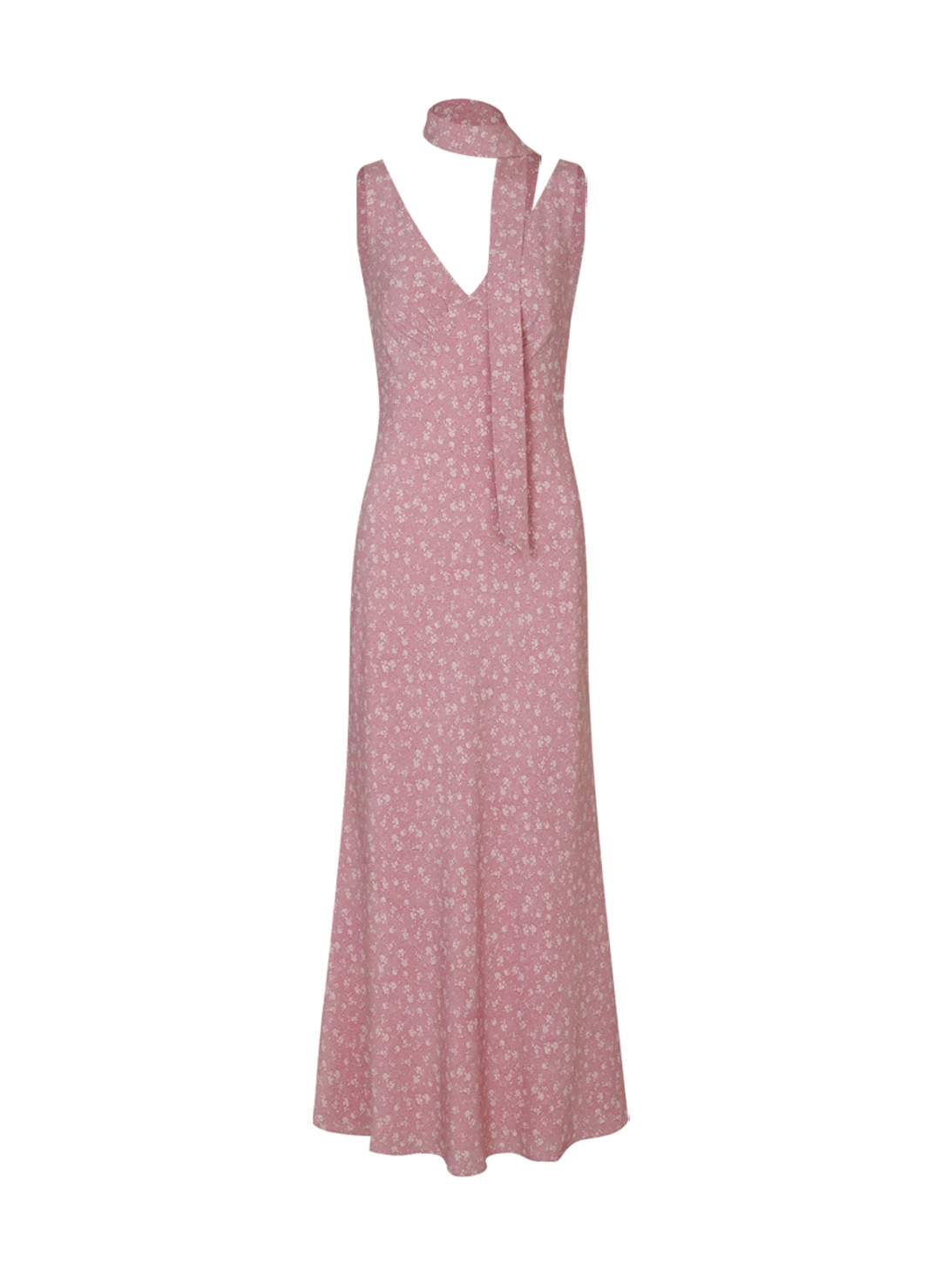 루루서울 Sunday Floral Slim Dress (Scarf Set / Pink) 상품 이미지 3