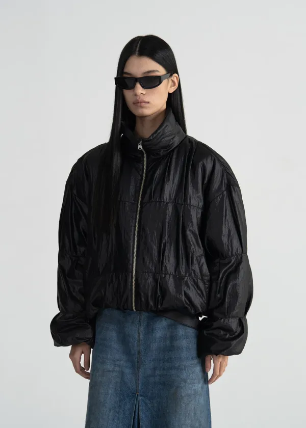 [10월 21일 순차출고]CRINKLE DOWN JACKET - BLACK