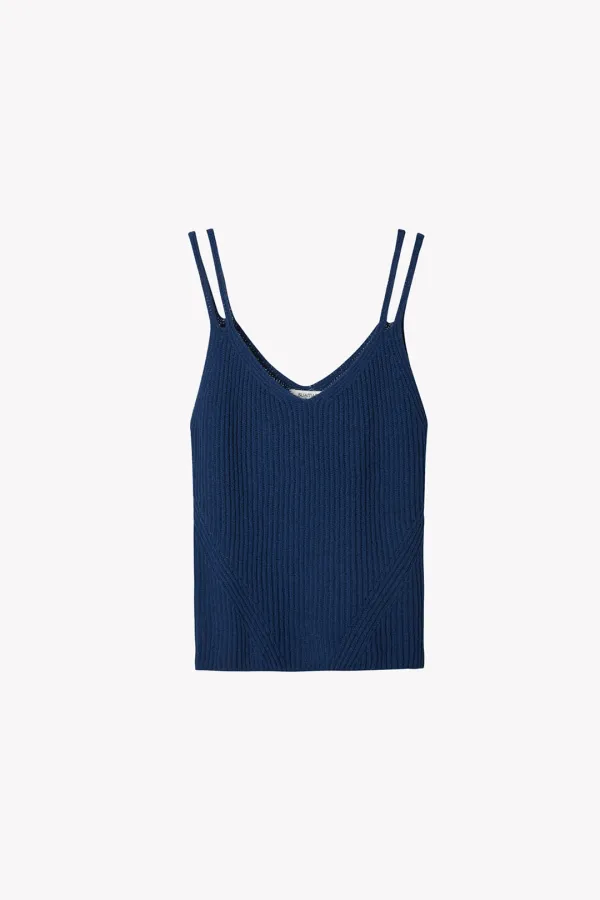 Sable Strap Sleeveless Knit (Blue)