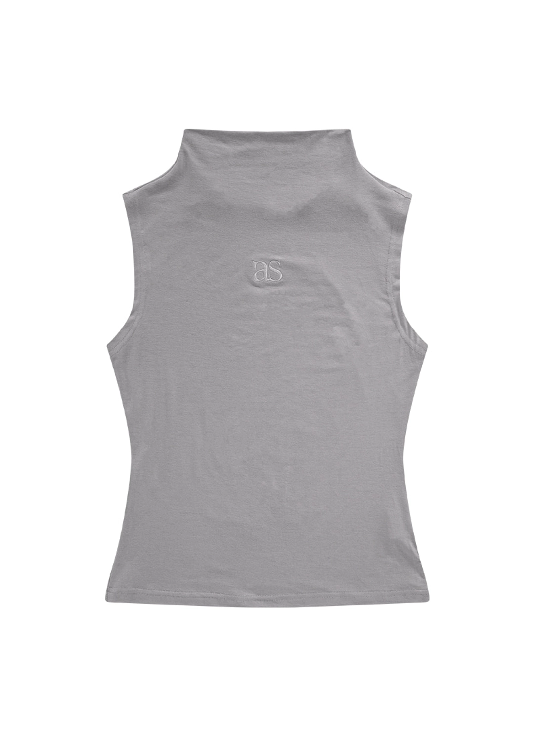 애즈온 HUSH HIGH-NECK SLEEVELESS / DUSTY 상품 이미지 1