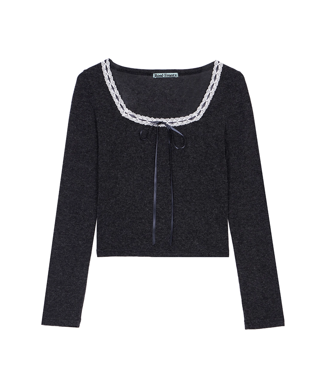 로제프란츠 Lace String Long Sleeve [Charcoal] 상품 이미지 3