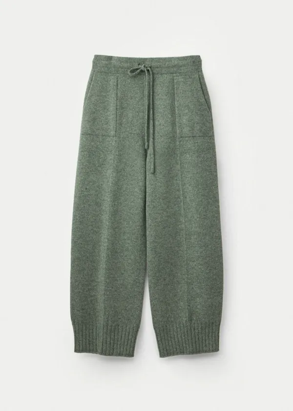 Super fine merino wholegarment pants_Seagrass