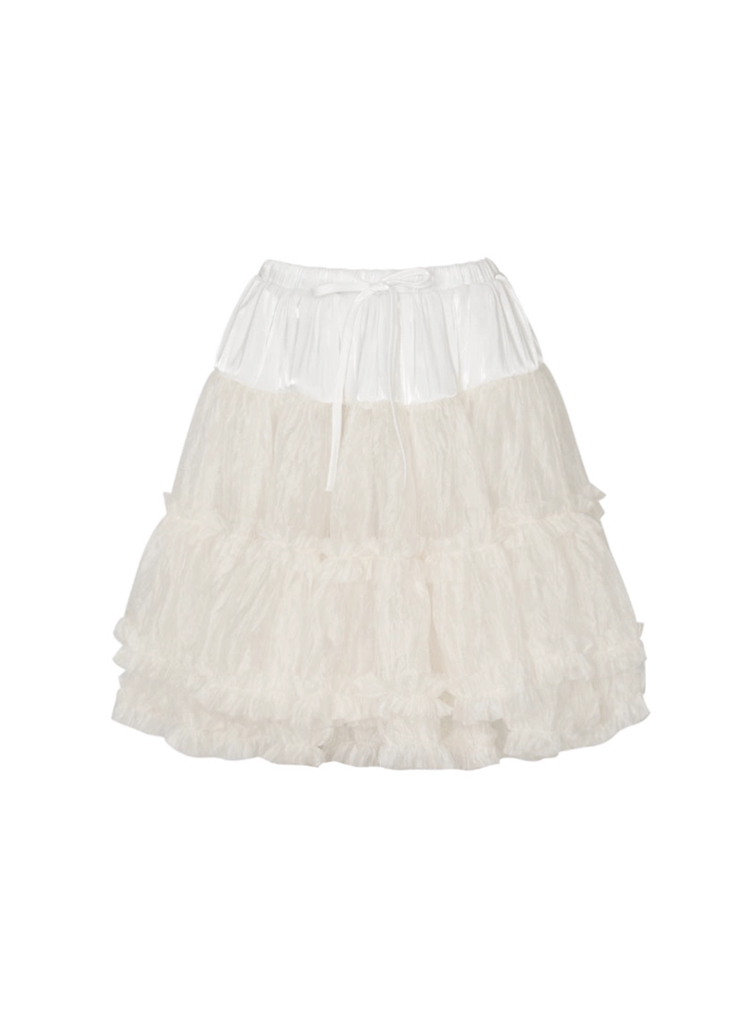 루루서울 Tutu Midi Skirt (White) 상품 이미지 3