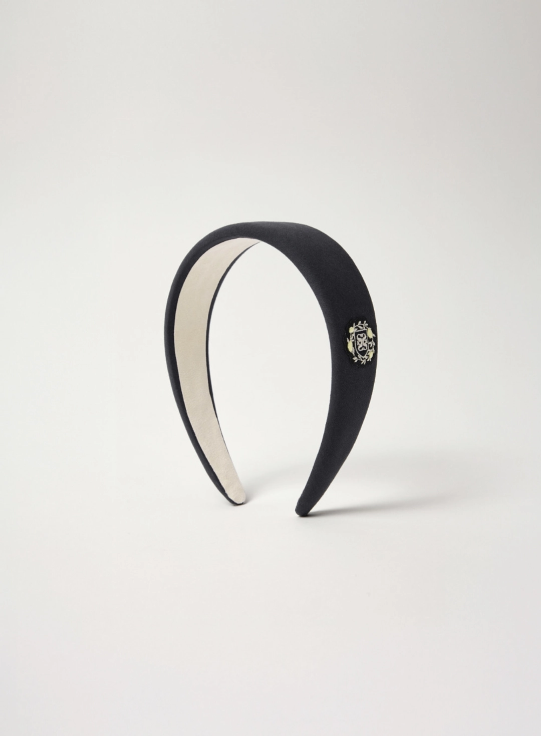 세터 (W) Crest Logo Hairband - Charcoal 상품 이미지 1