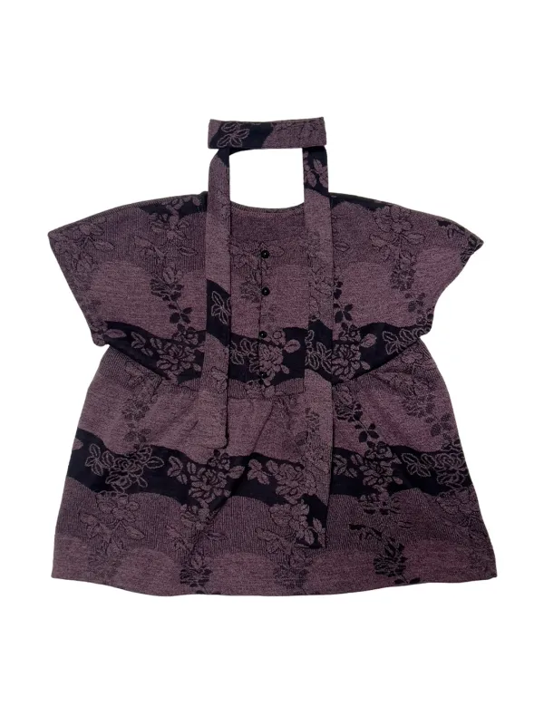 SURYUN MUFFLER JACQUARD BLOUSE