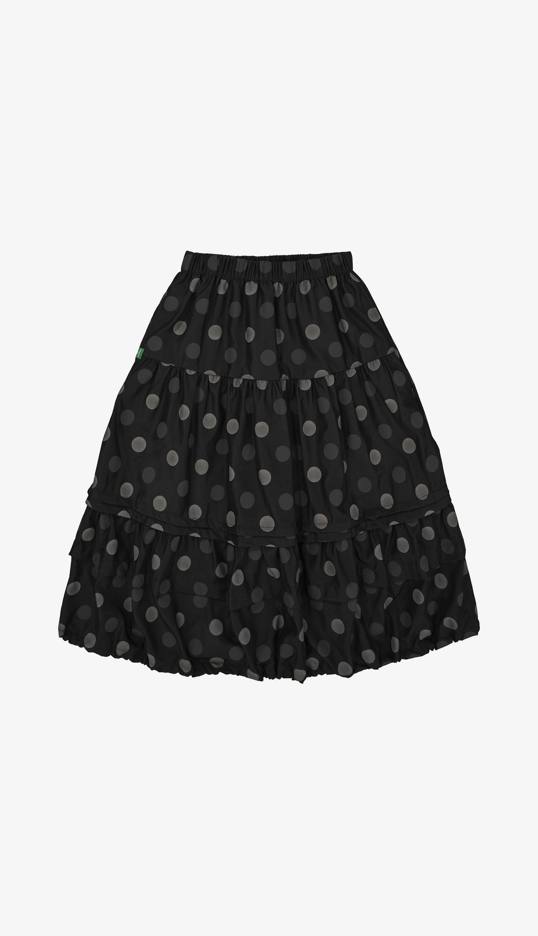 노컨텐츠 250. Dot Shirring SK _ Black 상품 이미지 1