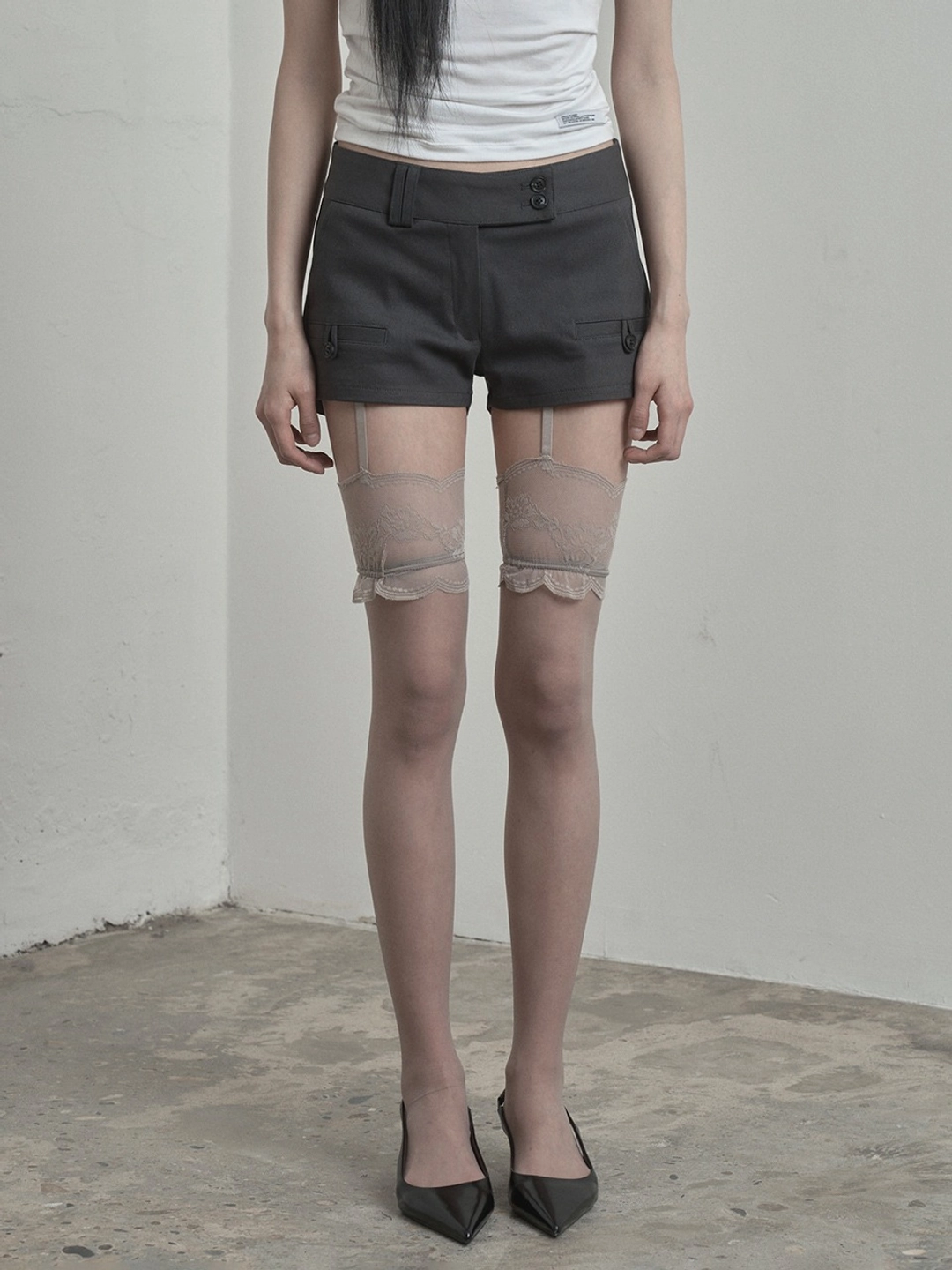 이네기 Jet Pocket Shorts (charcoal) 상품 이미지 1
