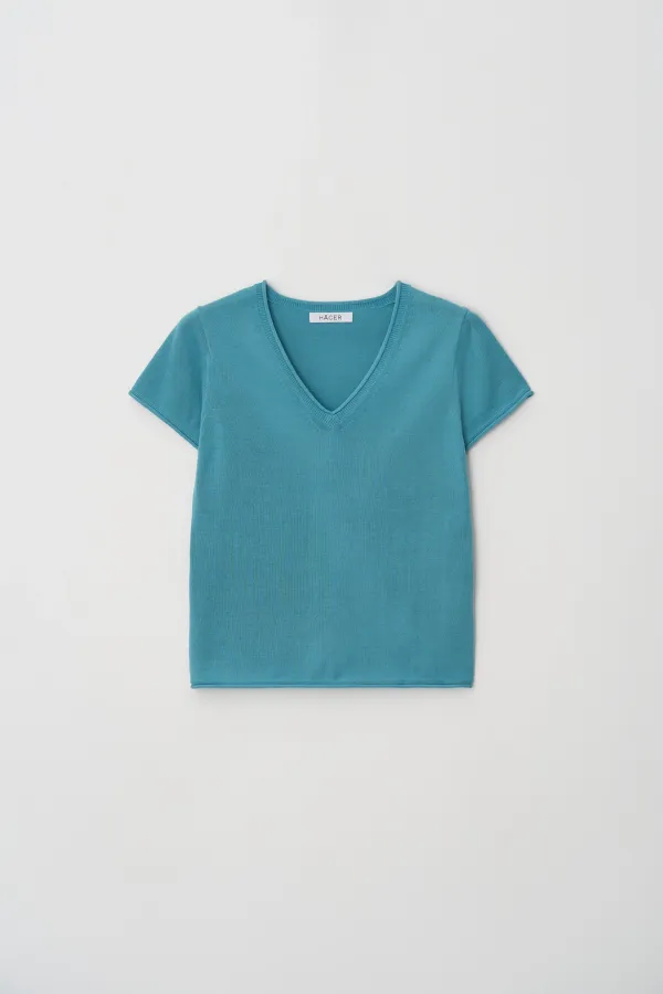 Rolling Cap Sleeve Knit