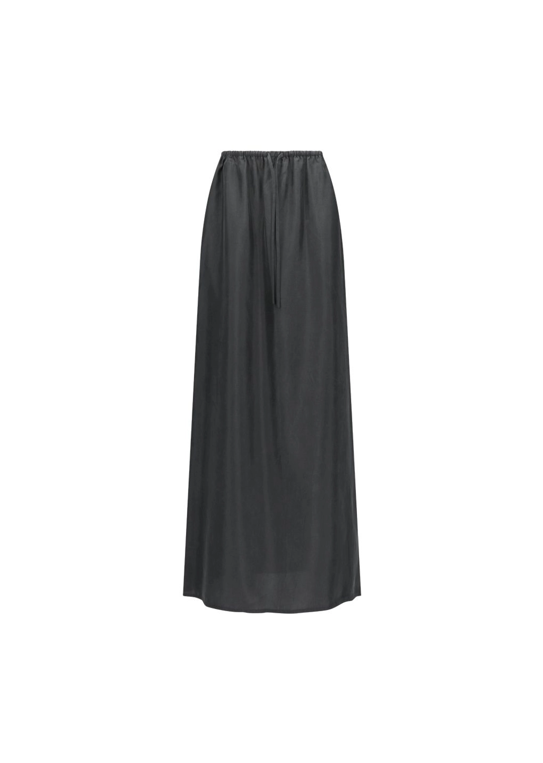 아모멘토 Cupro banding skirt, Charcoal 상품 이미지 1