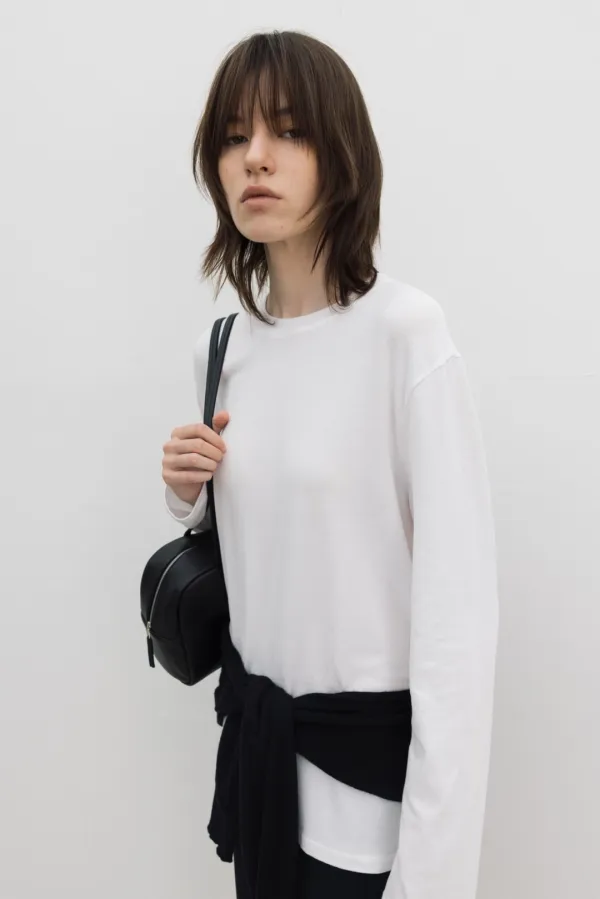 [3rd] [Exclusive] Standard Cotton Long Sleeve (White / Ivory / Brown / Dark Gray / Black)