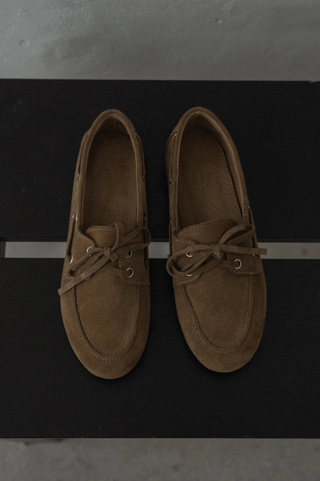 세이지먼트 LACE UP SUEDE LOAFER_KHAKI BEIGE 상품 이미지 2