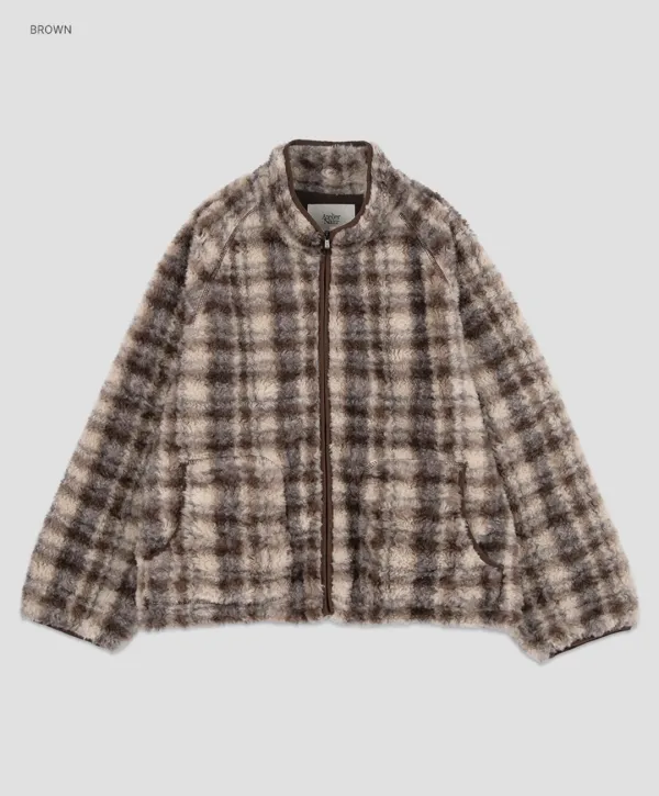 (JP-615)MULTI STRIPE FLEECE JUMPER