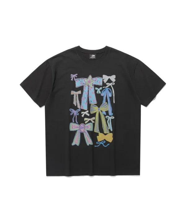 ribbon party tee[black]