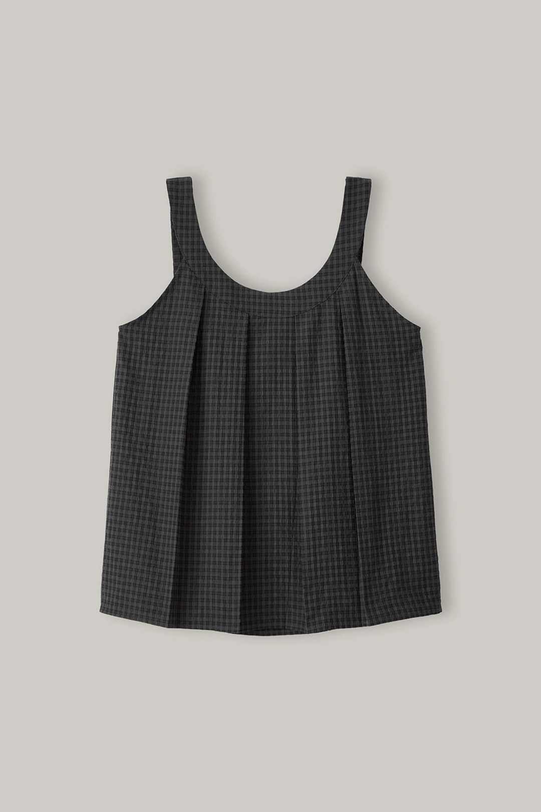 노우드 Arch Pintuck Blouse (Check) 상품 이미지 1
