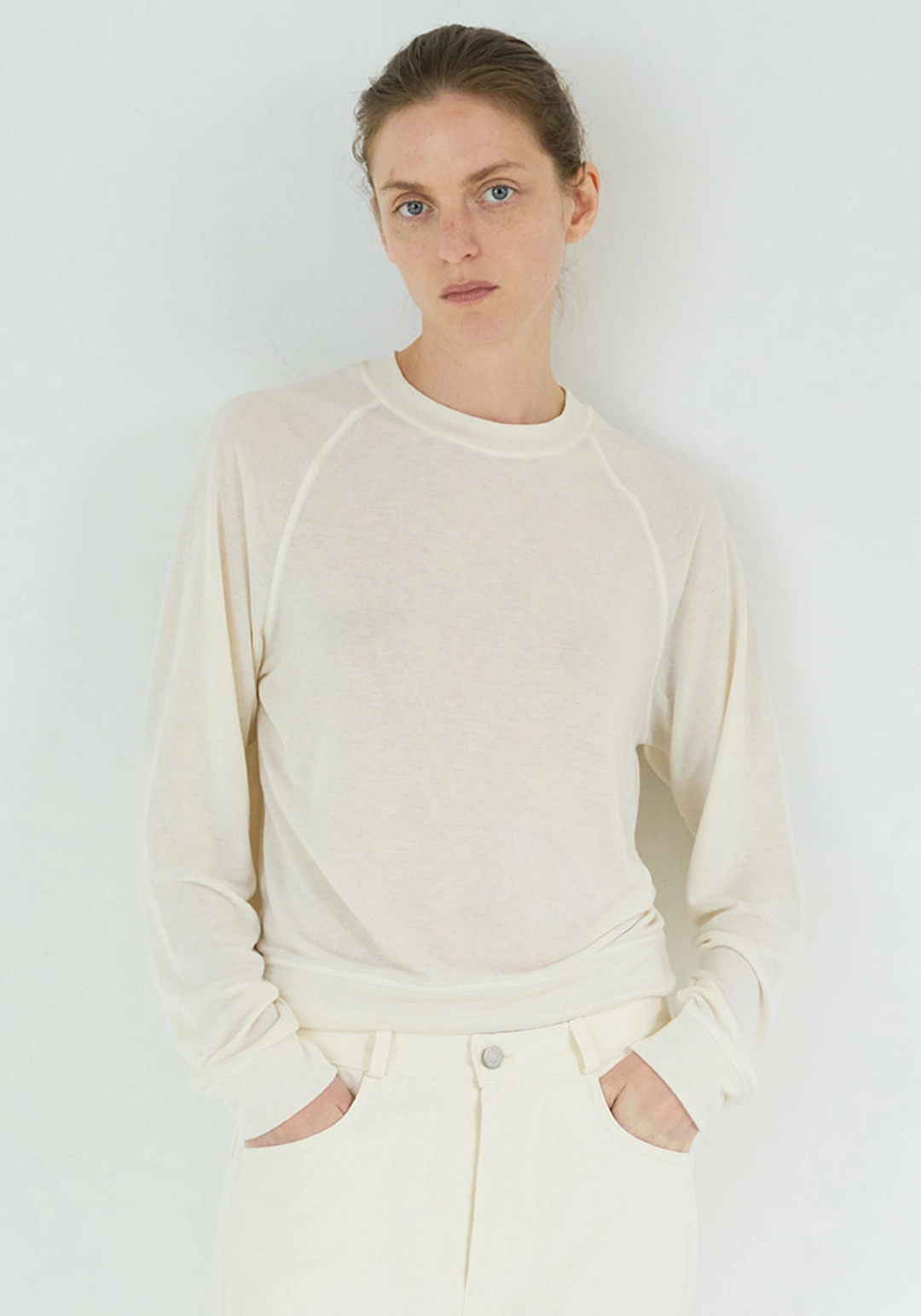 이브세이지 MTM sleeve Tee (Ivory) 상품 이미지 2