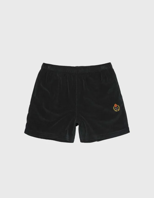 CHILDREN TOWEL SHORTS / Black