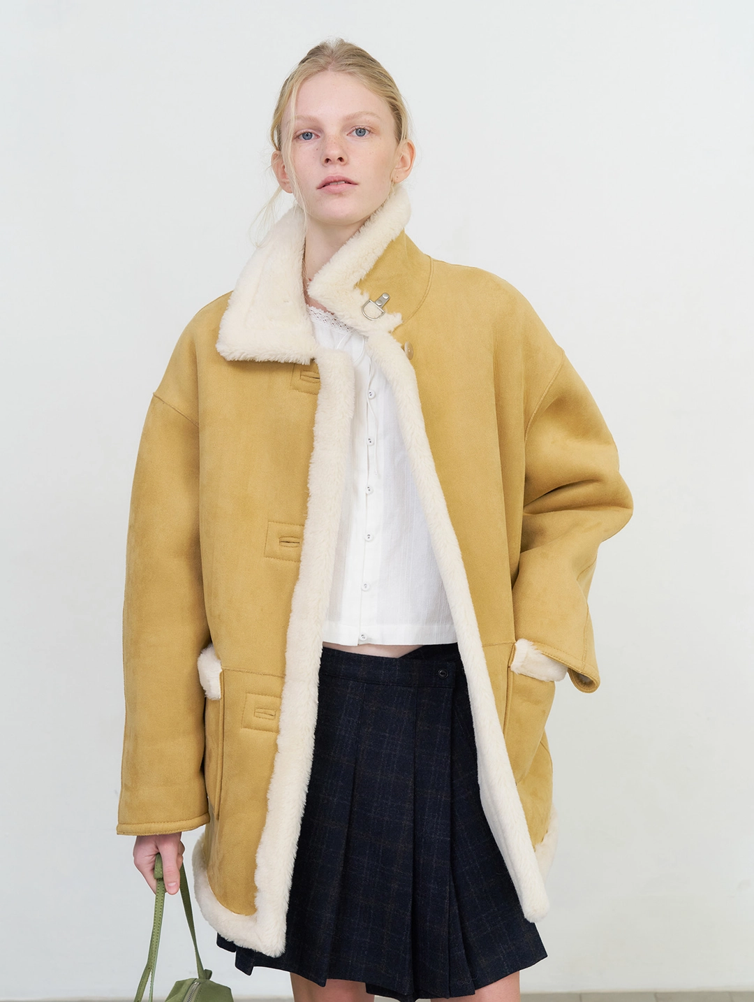 포에토 Benneti suede mustang - beige 상품 이미지 2