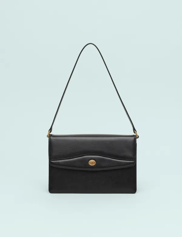 Malta Leather Bag (Black)