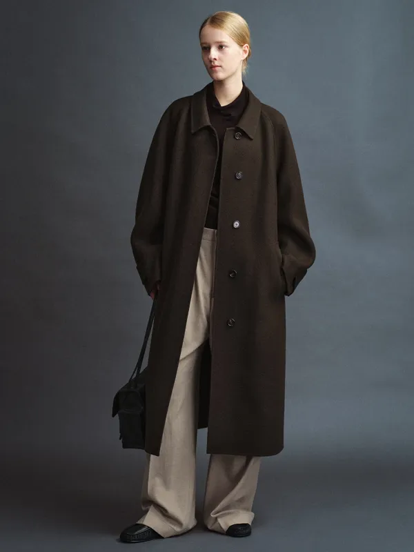 캐시미어 래글런 핸드메이드 코트_dark brown