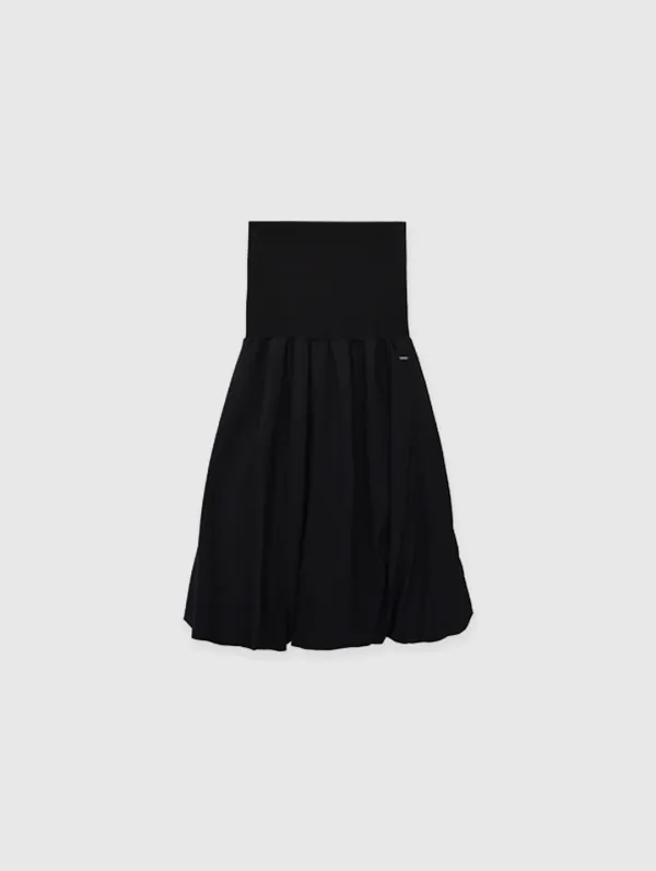 [4th 재입고] Balloon Two-Way Skirt (Black)