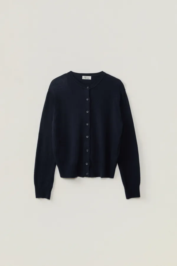 EMMVE KNIT CARDIGAN_NAVY