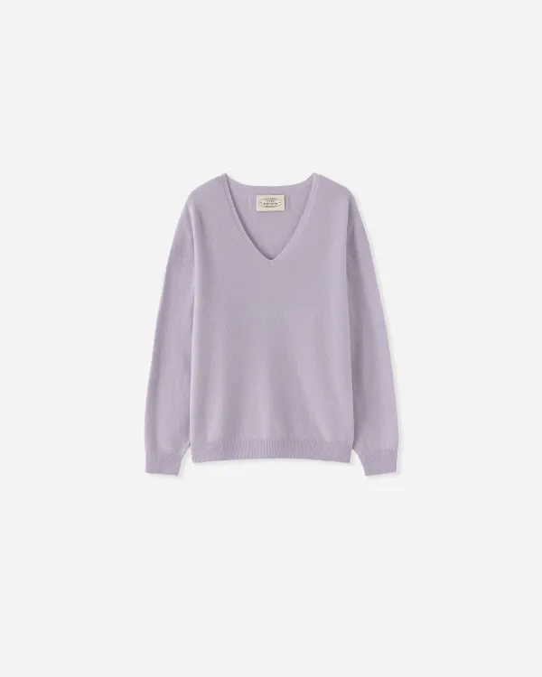 Lei Wool V-neck Knit
