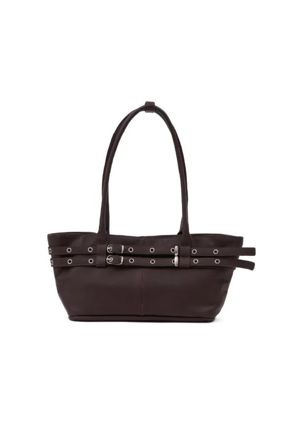 [5차 재입고] 미니 벨티드 보트 백 mini belted boat bag (espresso)