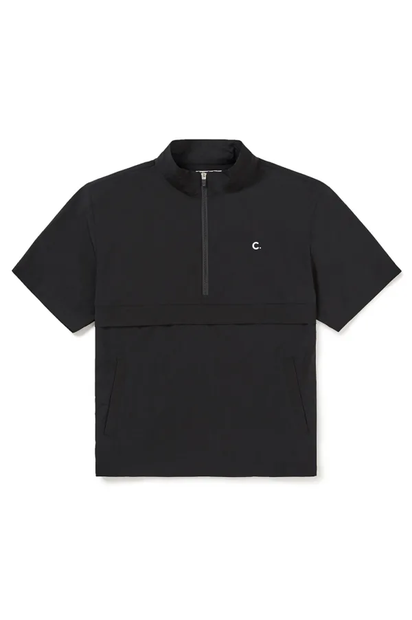 [25SS clove] Short Sleeve Anorak_Women (Black)