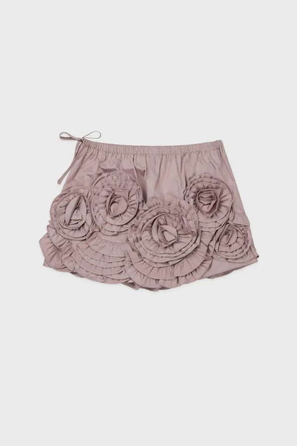 Rose Frill Mini Skirt (Indie Pink)