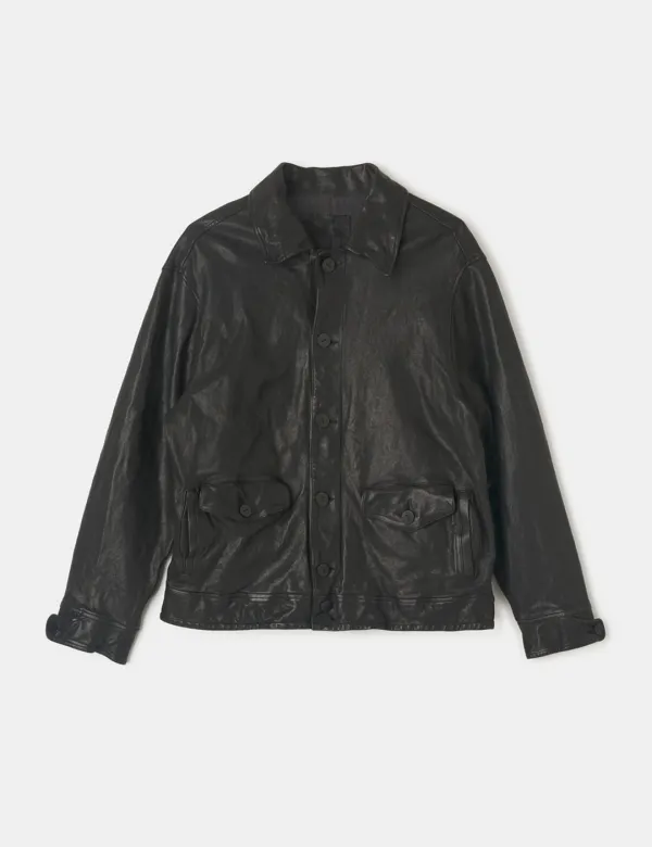 Poka Lambskin Jacket (Black)