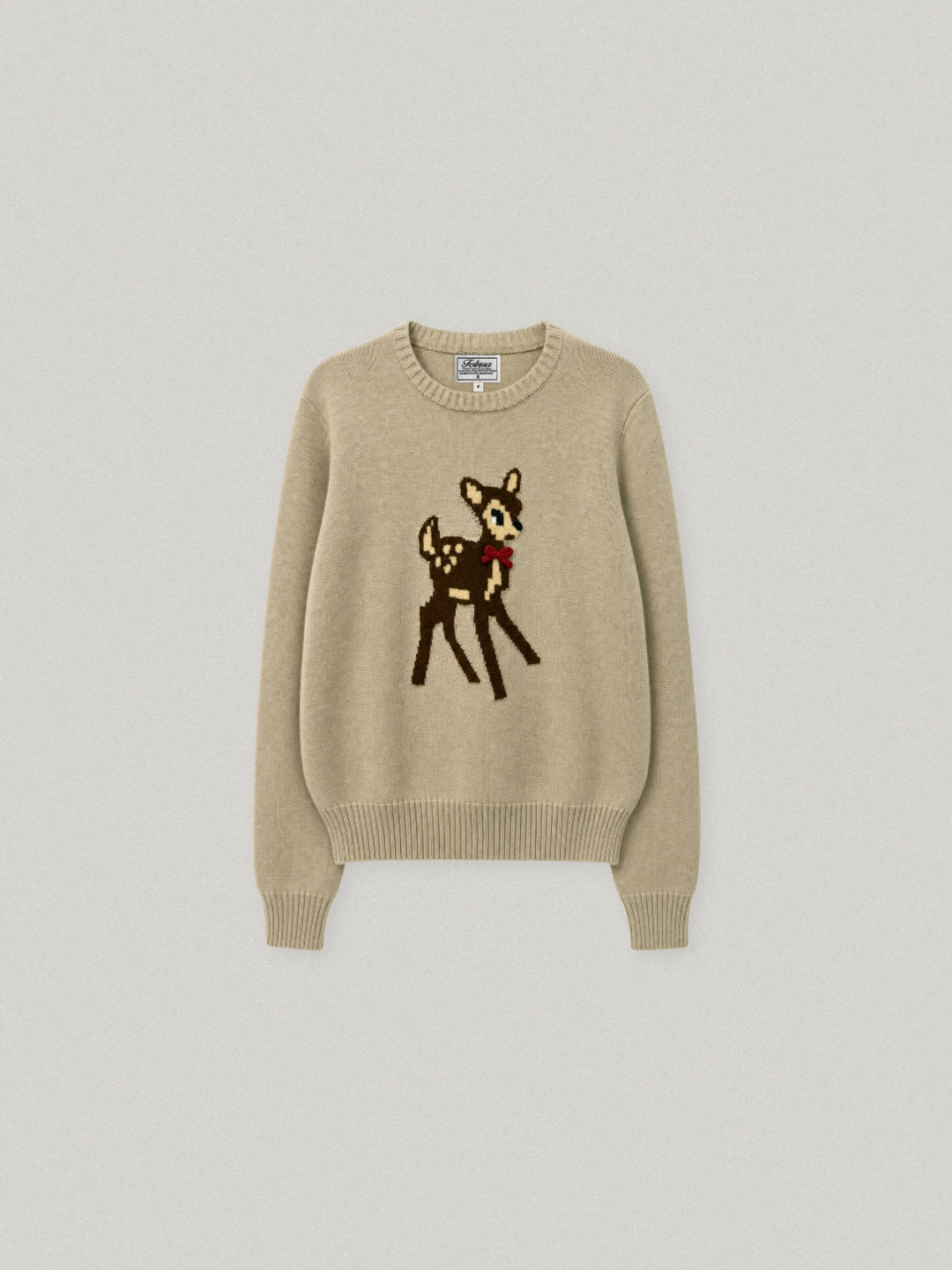 폴뉴아 CERF ROUND KNIT (BEIGE) 상품 이미지 1